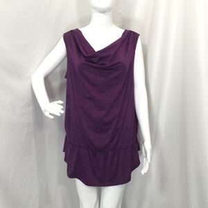 Fashion Bug Cowl Neck Sleeveless Blouse (H5)